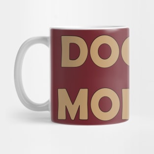 Dog Mom (Camel Brown) Mug